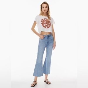 Aritzia Denim Forum The Twiggy High Rise Flare 28L, size 29 In EUC